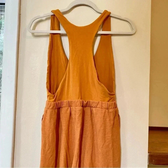New Free People Kyle One Piece Jumpsuit Onesie FP Beach in Orange XS - Picture 8 of 9